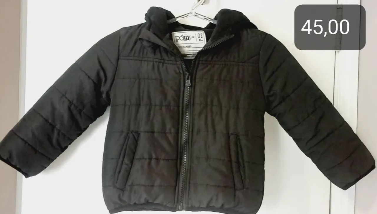 Casaco puff infantil