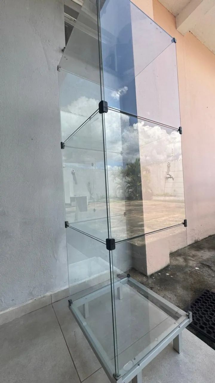 Expositor de vidro