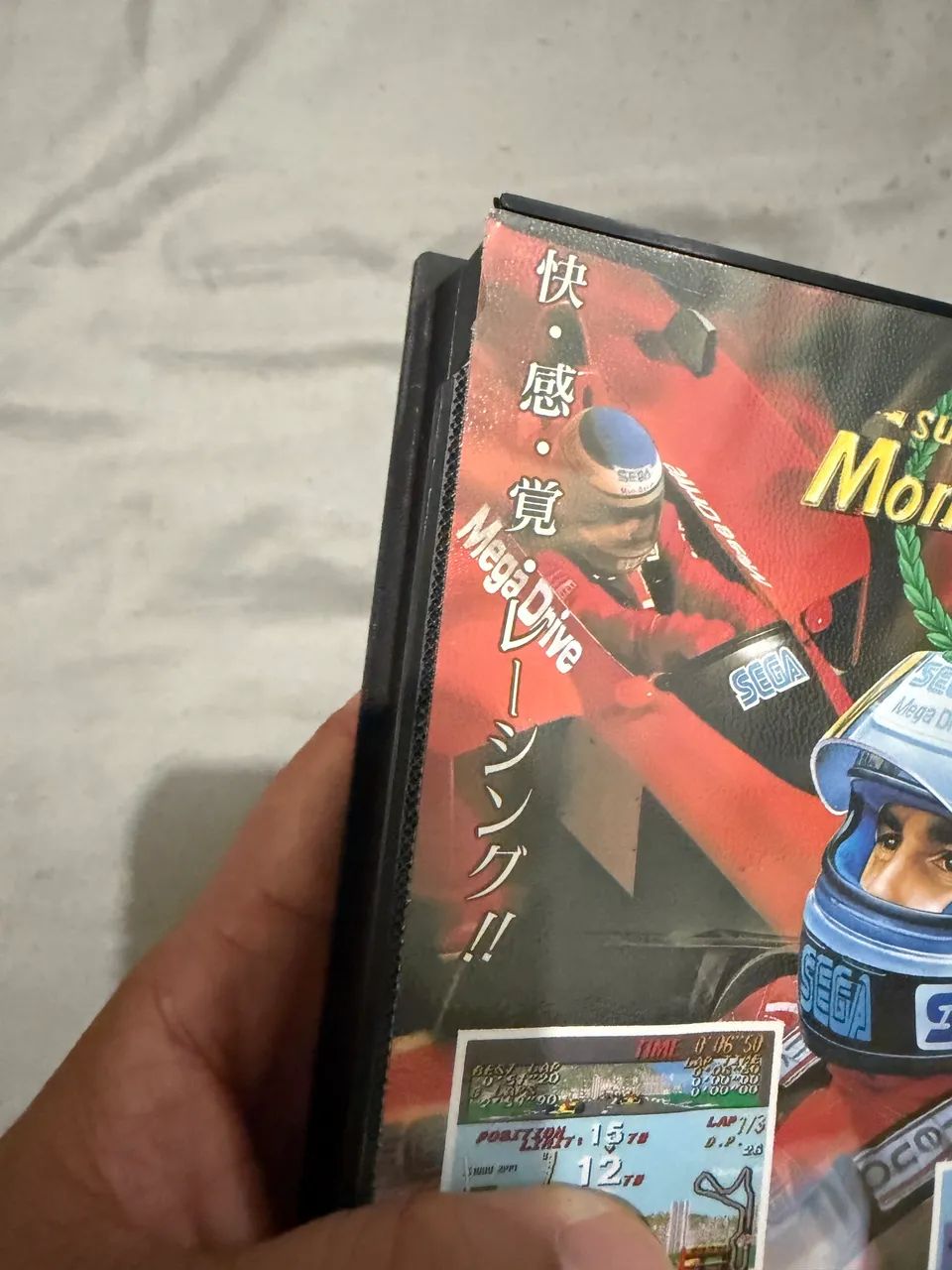 Super Monaco GP Mega Drive Japonês Completo  - Foto 2