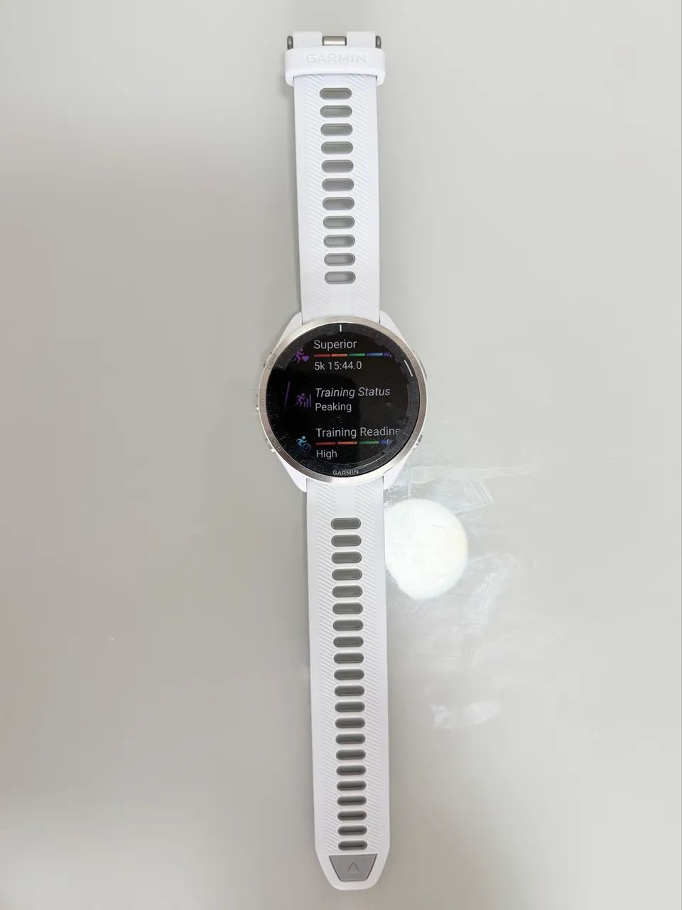 Relógio Garmim Forerunner 965 Branco 47mm Touchscreen - Foto 4