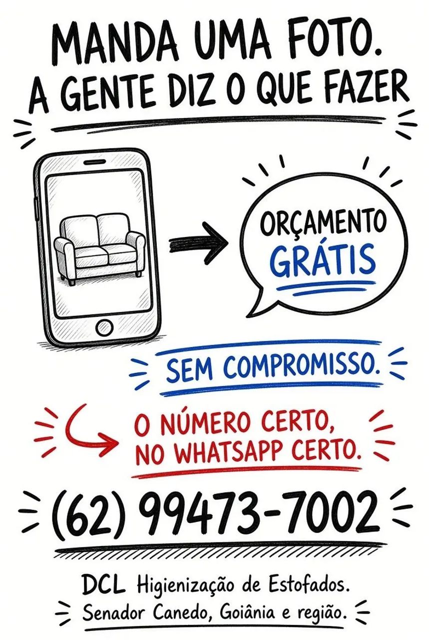 Higienização de estofados/lavagem a seco sofá  - Foto 4