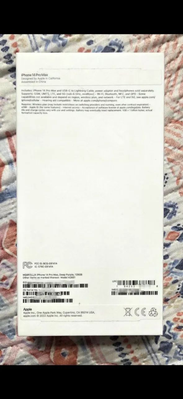 Iphone 14 pro max 128g Roxo - Foto 4