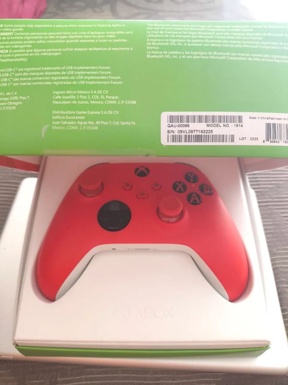 Controle Xbox Pulse Red (IMPECÁVEL) - Foto 3