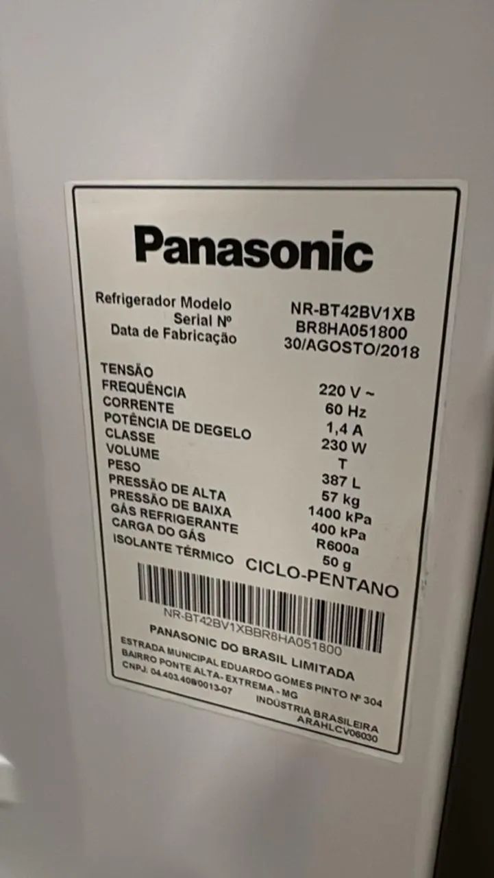 Geladeira Panasonic com pequeno vazamento  - Foto 5