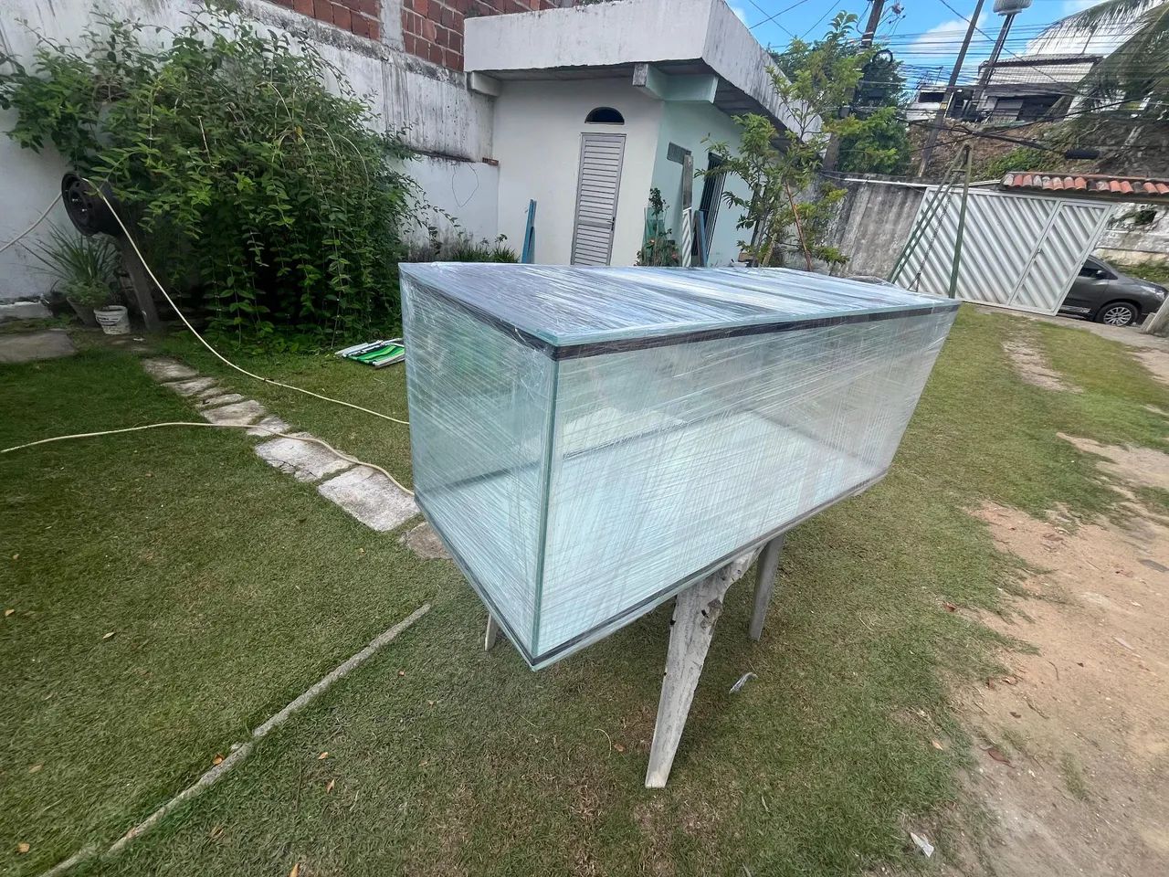 Aquário 200L NOVO DE FÁBRICA 1M x 40 x 50alt - Foto 2