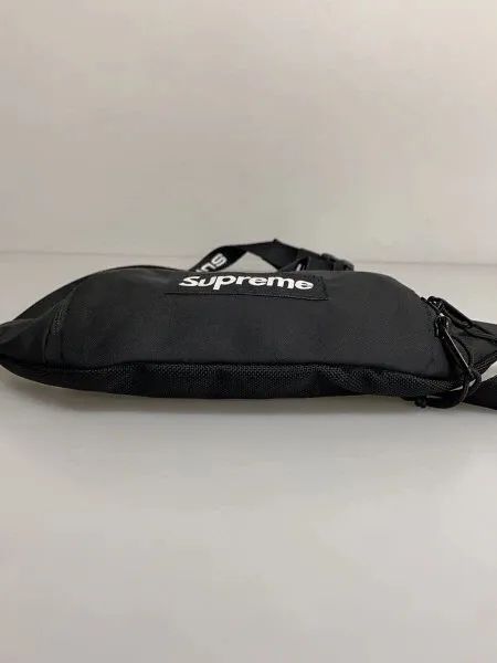 Pochete supreme small waist bag fw18 ss18 preta bagzinha sup 22aw