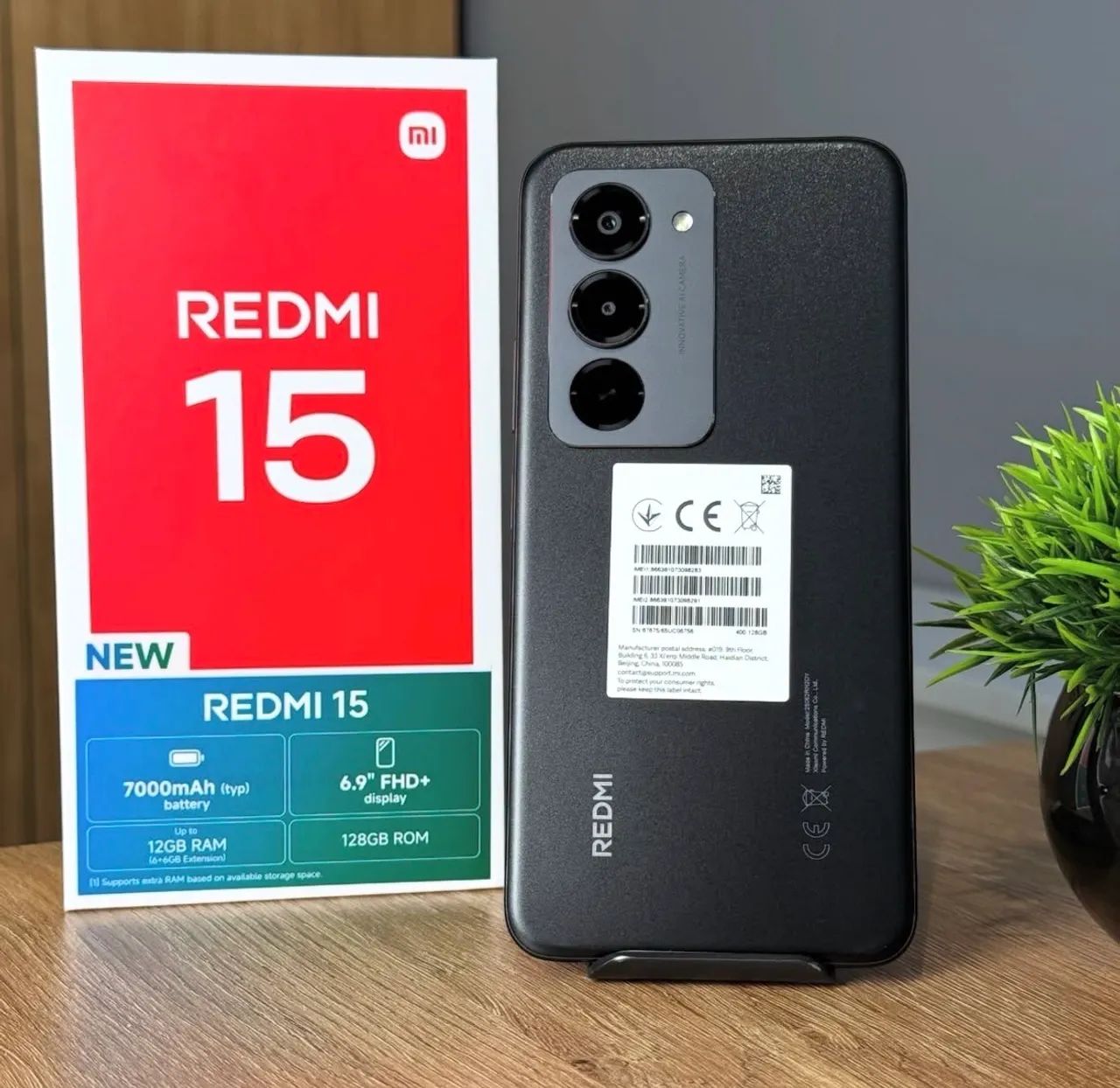 Redmi 15 256 GB Cinza e Preto  - Foto 4