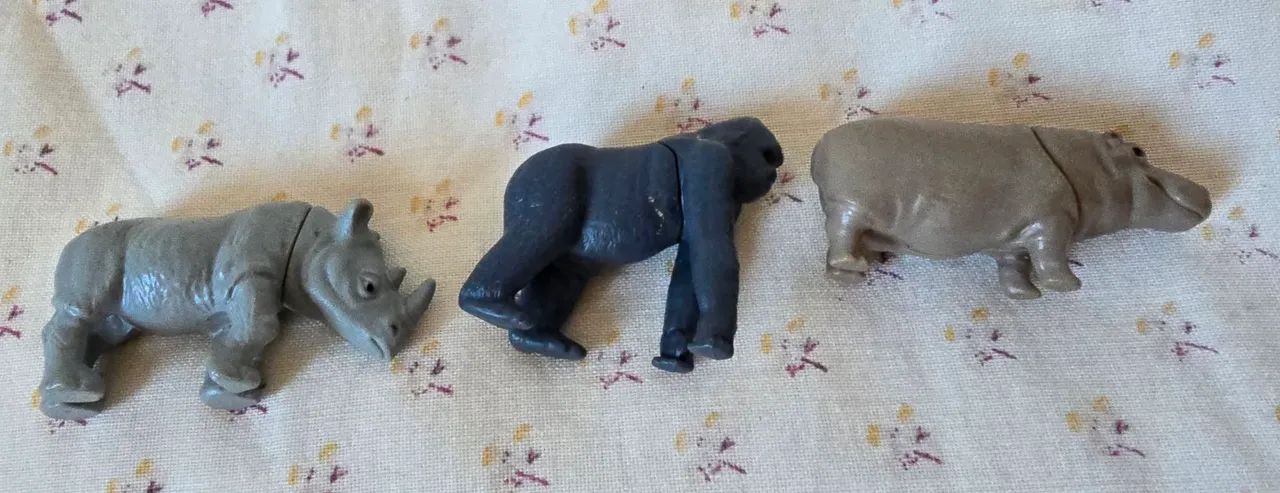 Gorila, rinoceronte e hipopótamo  kinder ovo - Foto 2