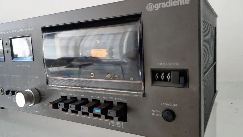 Tape deck Gradiente S-125 (raro estado, revisado, cabeça nova) - Foto 3