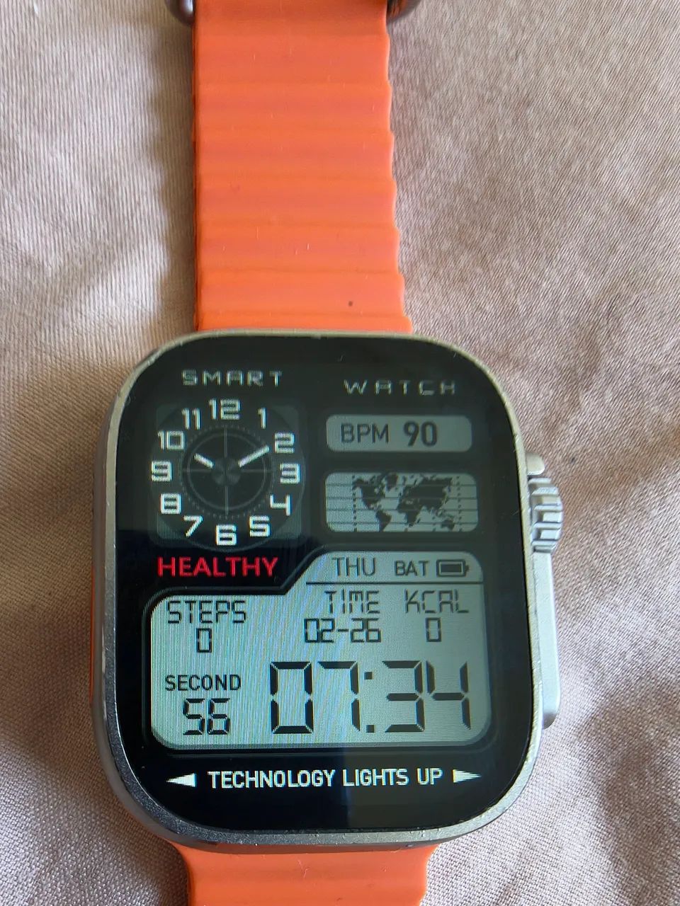 Relógio smartwatch muito legal várias funções 