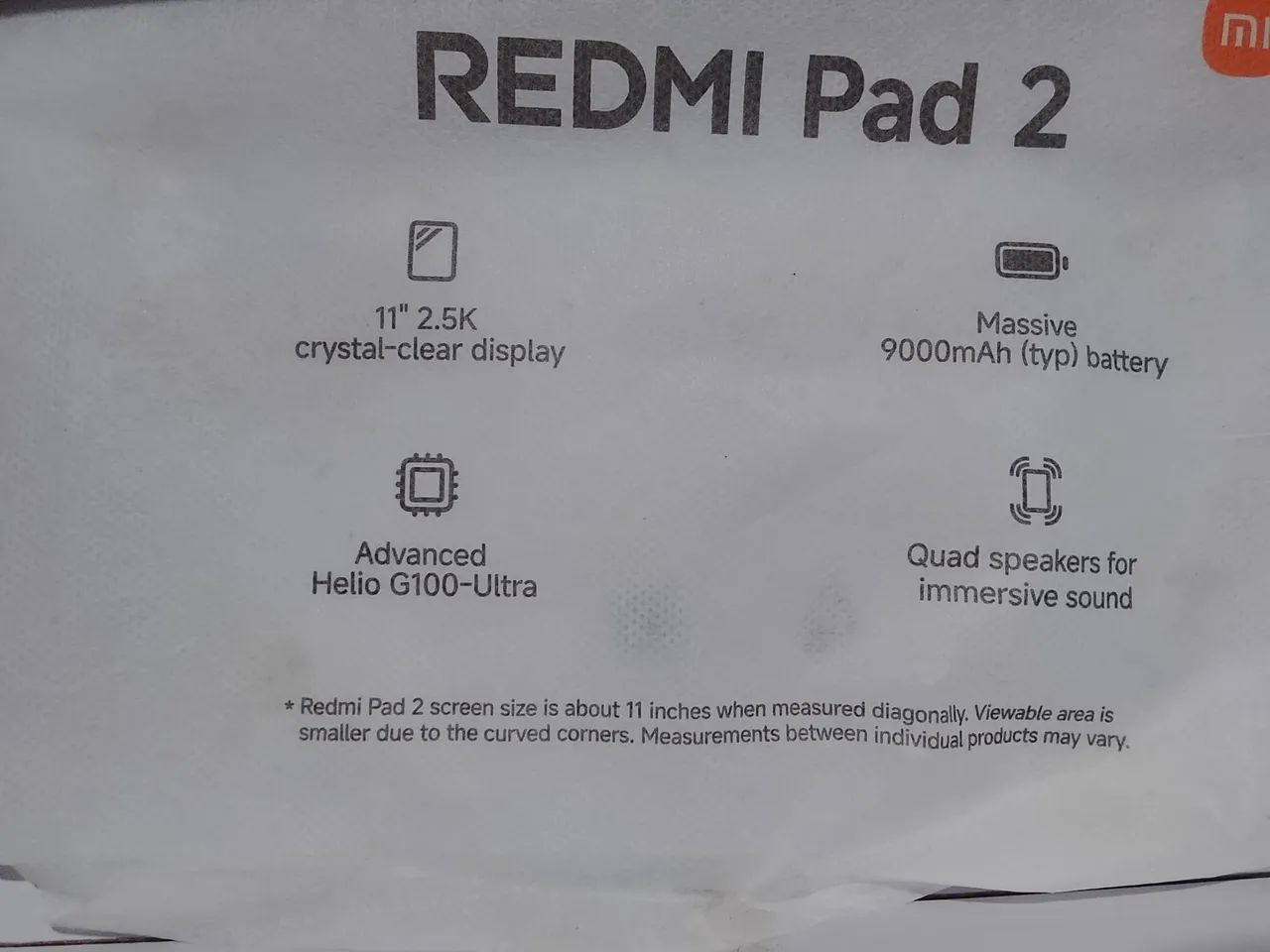 Tablet redimi pad 2 com 8 de ram e 256gb - Foto 2
