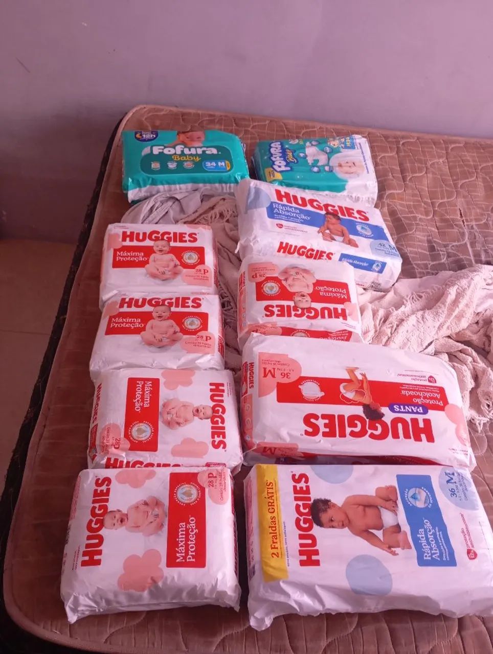 Fraudas Huggies 