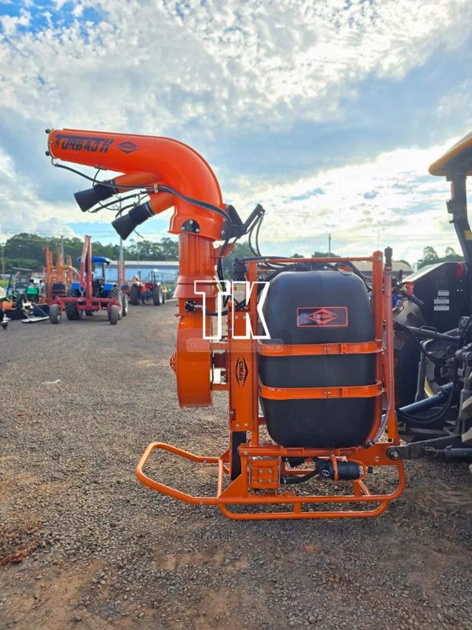 cod. 1477 PULVERIZADOR TURBÃO HIDRÁULICO 600 LITROS CIMAG NOVO 2026 - Tk Tratores Nova And - Foto 4