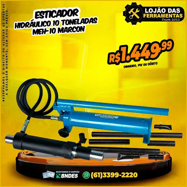 Esticador 10 Toneladas Hidráulico MEh-10 Marcon