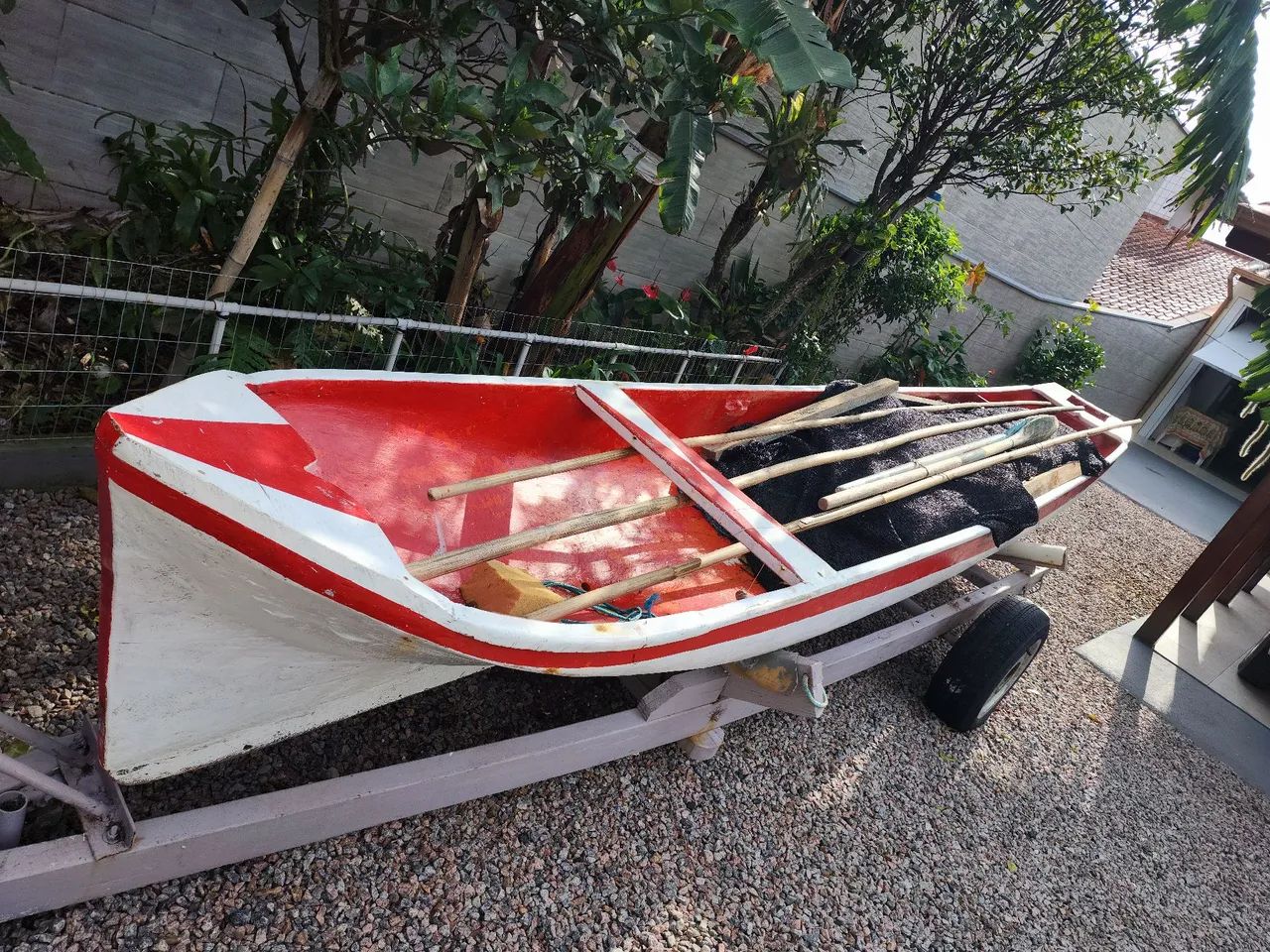Canoa a remo!