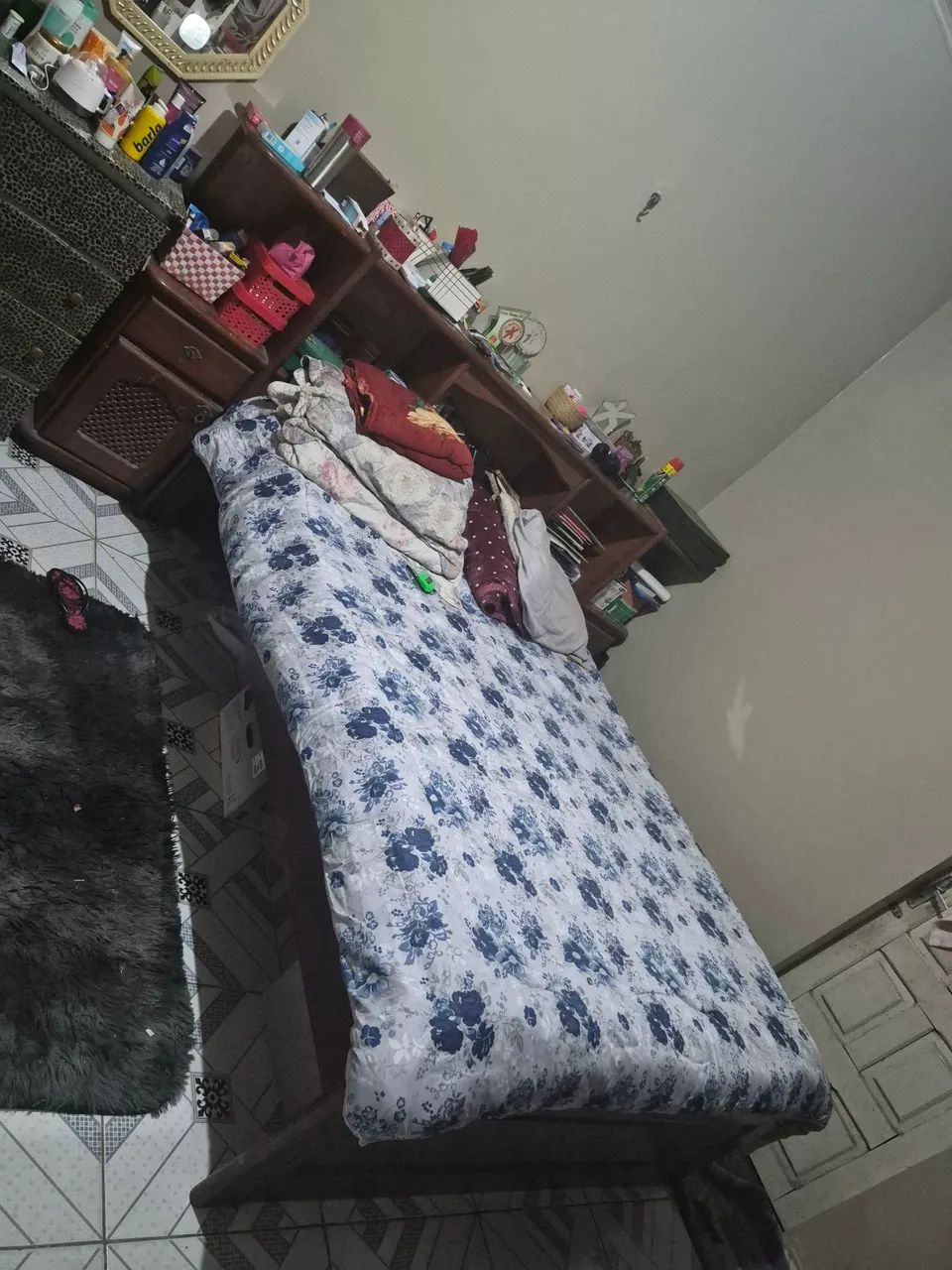 Cama casal  madeira de lei - Foto 2