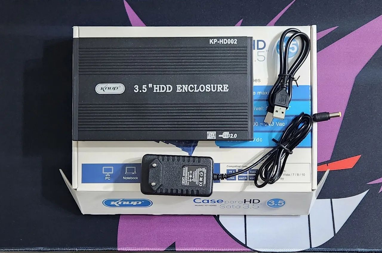 Case HD externo + HD Seagate Barracuda 500GB - Foto 3