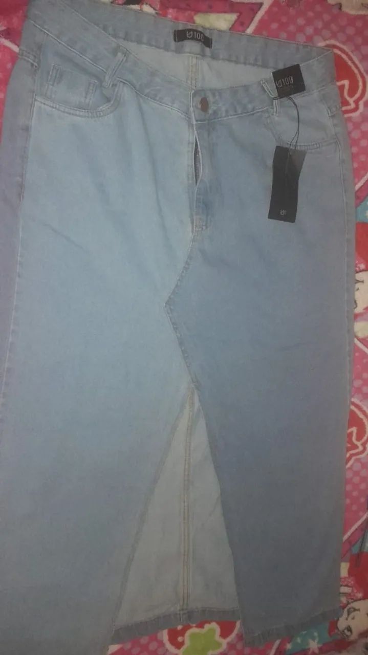 Saia jeans 