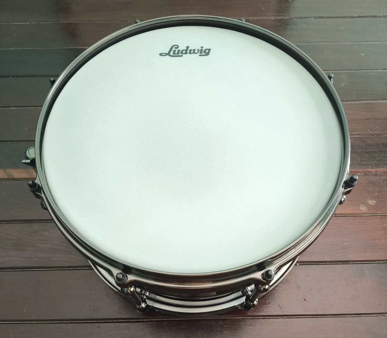 Caixa Ludwig Universal Brass 13x7" (Nova) - Foto 3