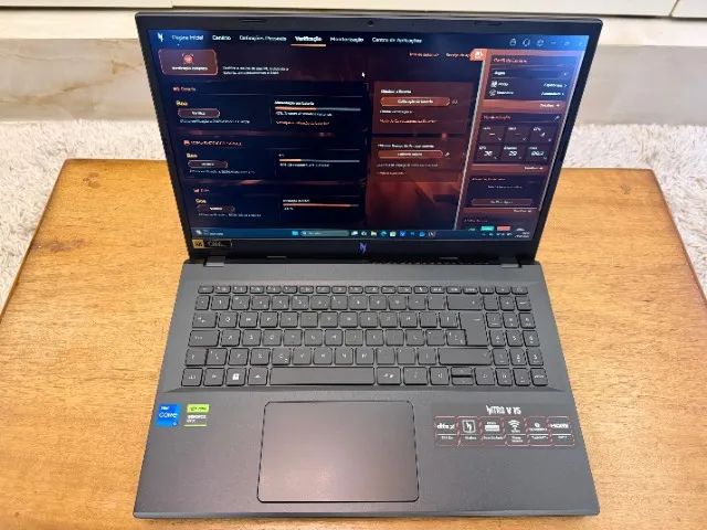Notebook Acer Nitro V15 RTX 3050 - IMPECÁVEL! - Foto 4