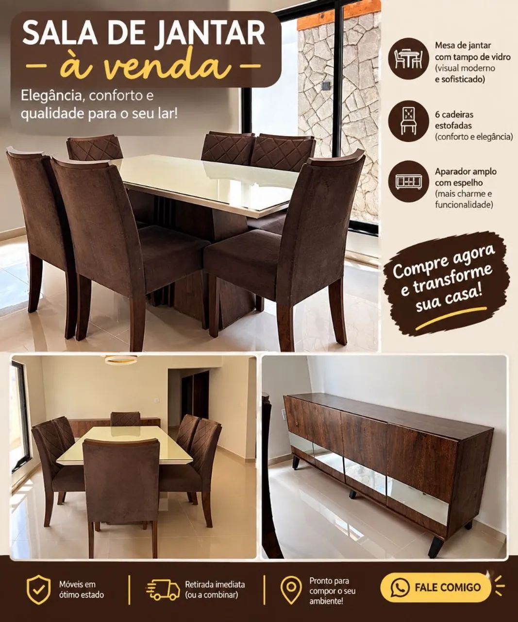 Sala de Jantar Completo a venda