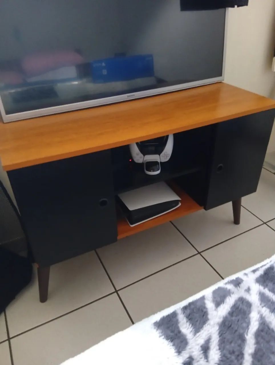 Aparador Rack Multiuso Para TV 32 39 40 43 Polegadas - Foto 3