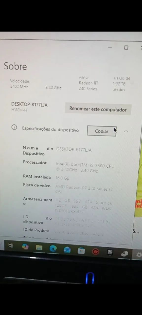 Pc game ótimo estado jogos não trava quem conhece sabe  - Foto 4