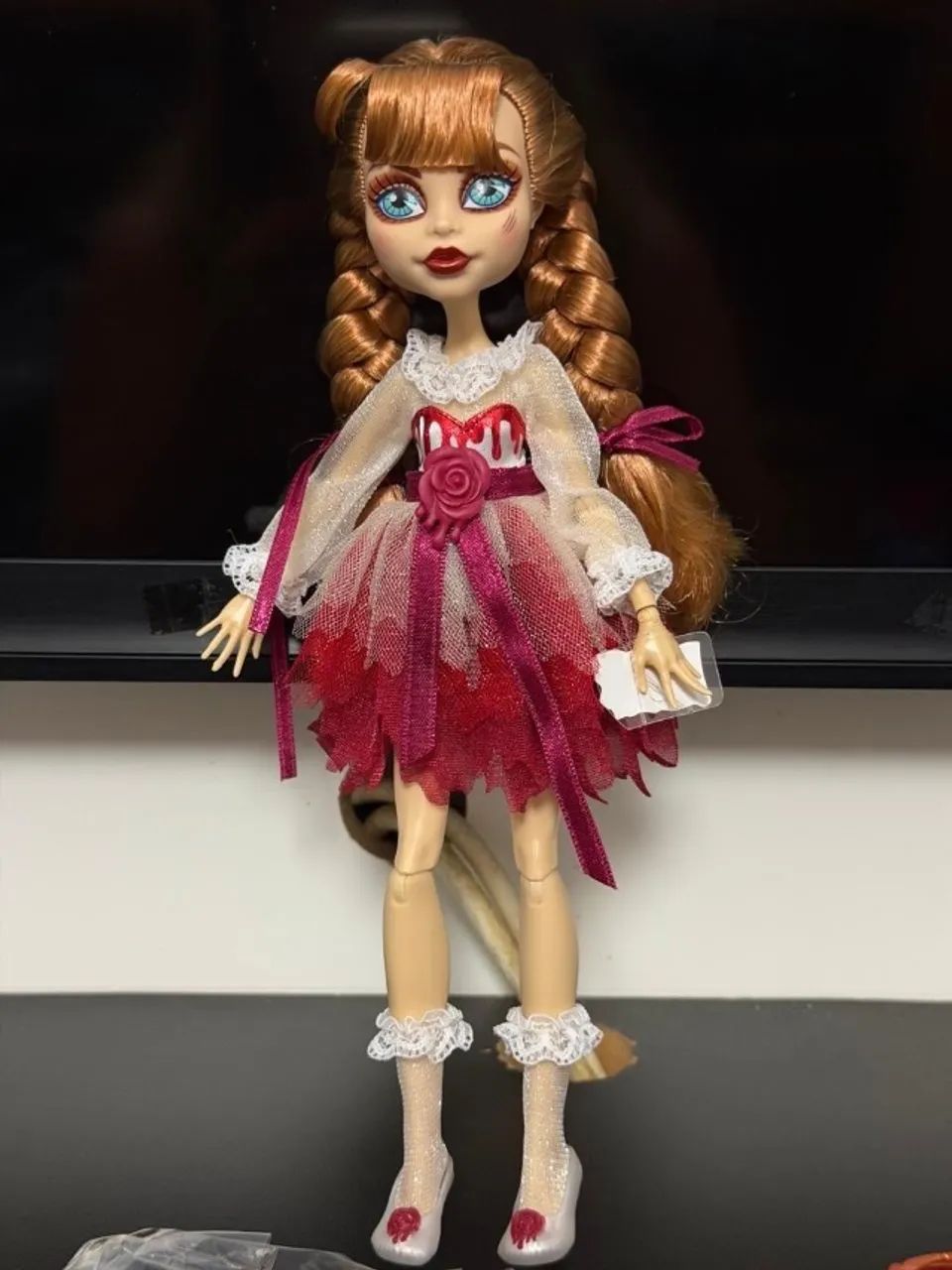 (Sem caixa sem certificado) boneca monster High annabelle skullector  - Foto 4