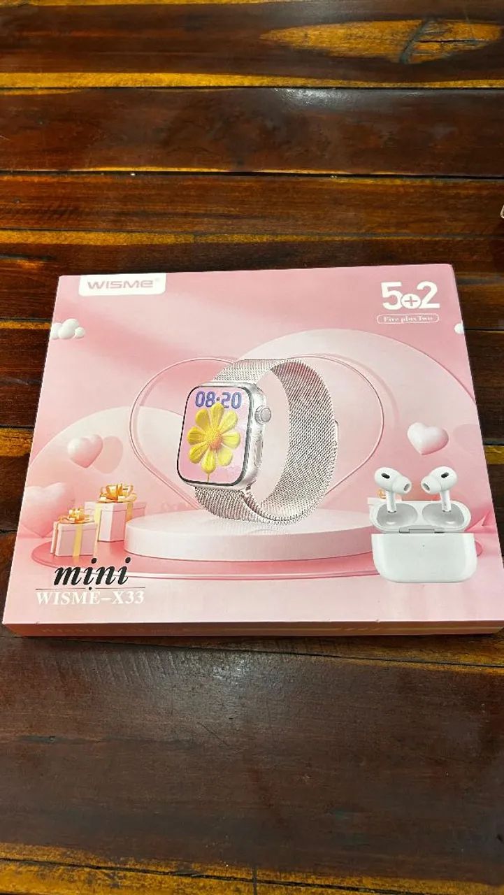 SMARTWATCH W33 MINI (ACOMPANHA FONE BLUETOOTH)