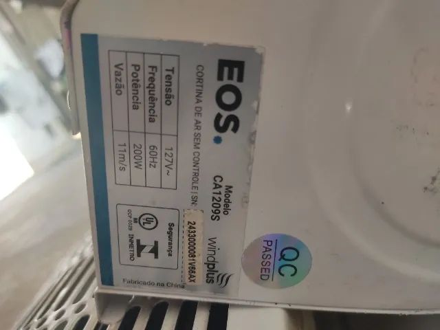Cortina de Ar EOS WindPlus CA1209S- 127V - Profissional Vendo cortina de ar EOS WindPlus 