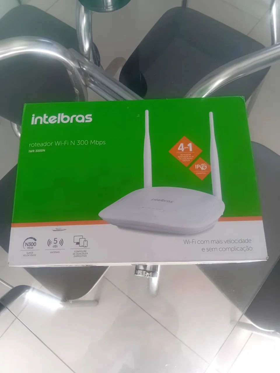 Roteador Wi-Fi 300 Mbps 4 em 1 Intelbras 