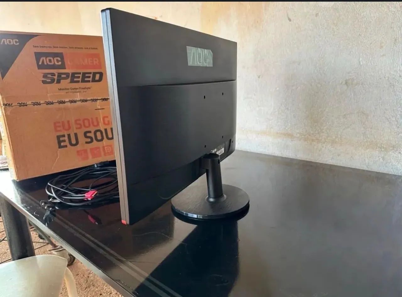 Monitor AOC G2260VWQ6, 75Hz, em ótimo estado e bem conservado. - Foto 3