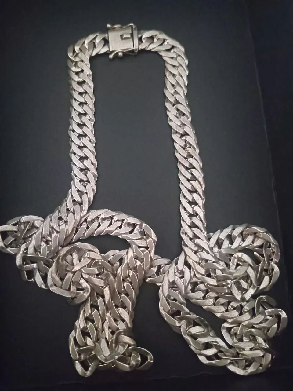Corrente de prata 10mm elo duplos 