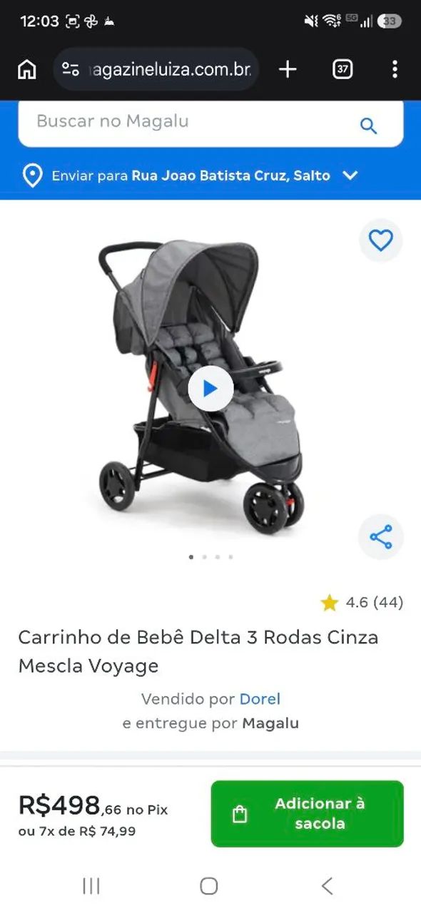 Carrinho de bebe  - Foto 3