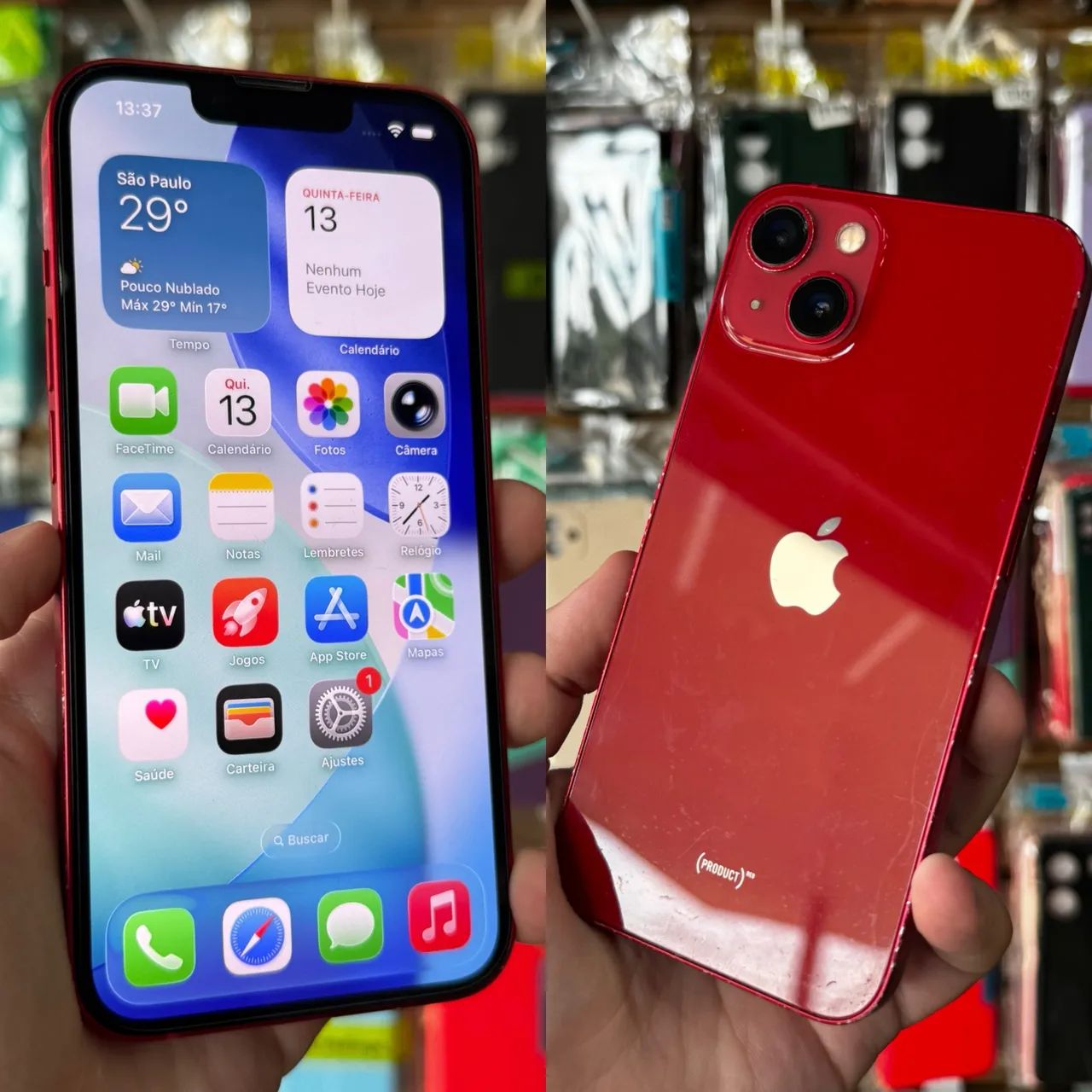 iPhone 13 256gb - Bateria 100% - Celulares e Smartphones - Centro