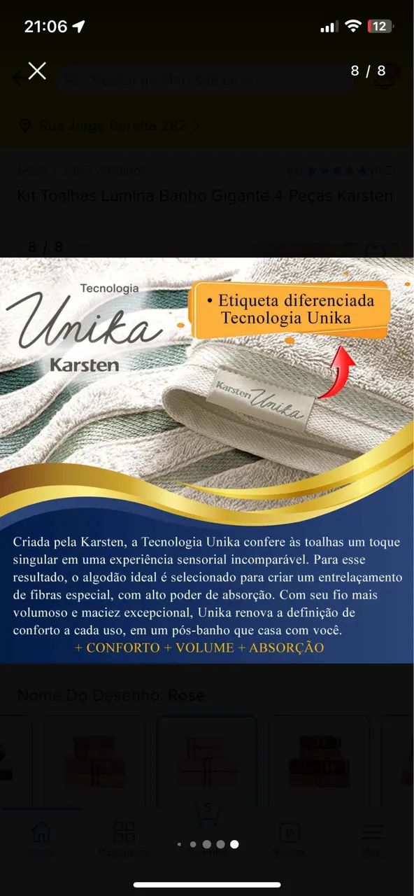 Kit toalhas Karsten Lumina Banhão - Foto 3