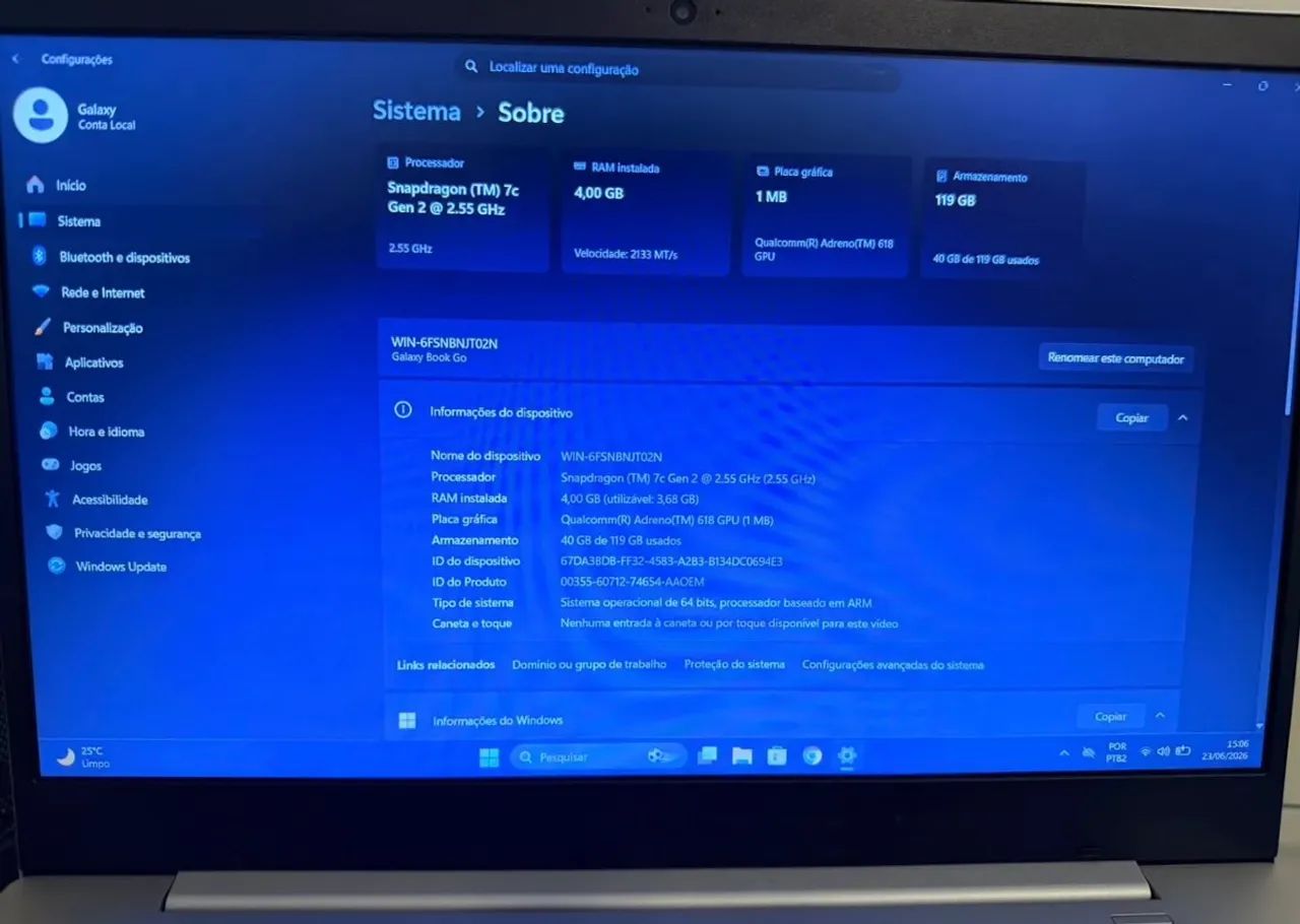 Notebook Samsung Galaxy Book  - Foto 4