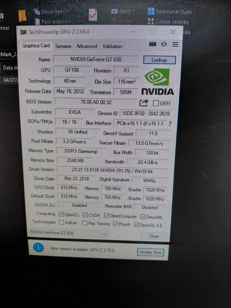 Placa de vídeo Nvidia GT 630 2GB - Foto 4