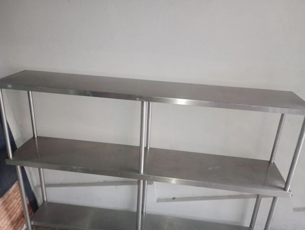 Prateleira de inox ,2,10 metros x 1.50 metros  - Foto 2