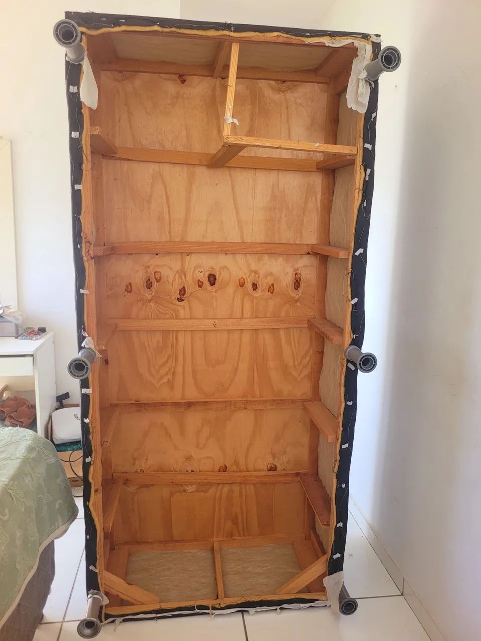 Cama Box Solteiro Ortobom Conjugada Ortopédica (Com Pés)