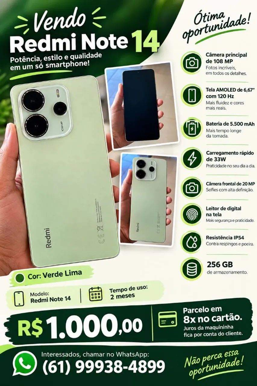 REDMI NOT14 - Foto 4