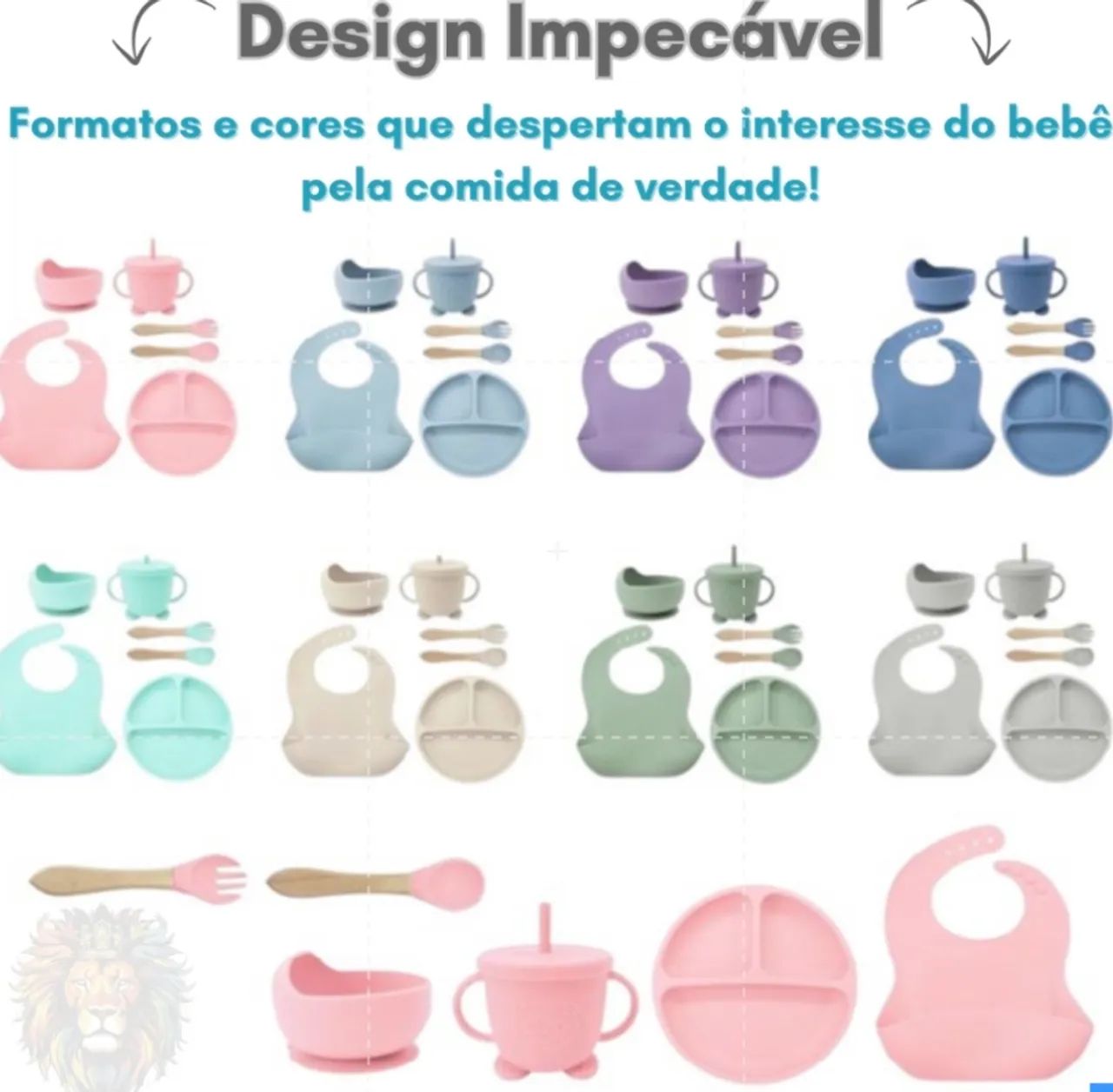 Kit alimentação bebê de silicone  - Foto 5