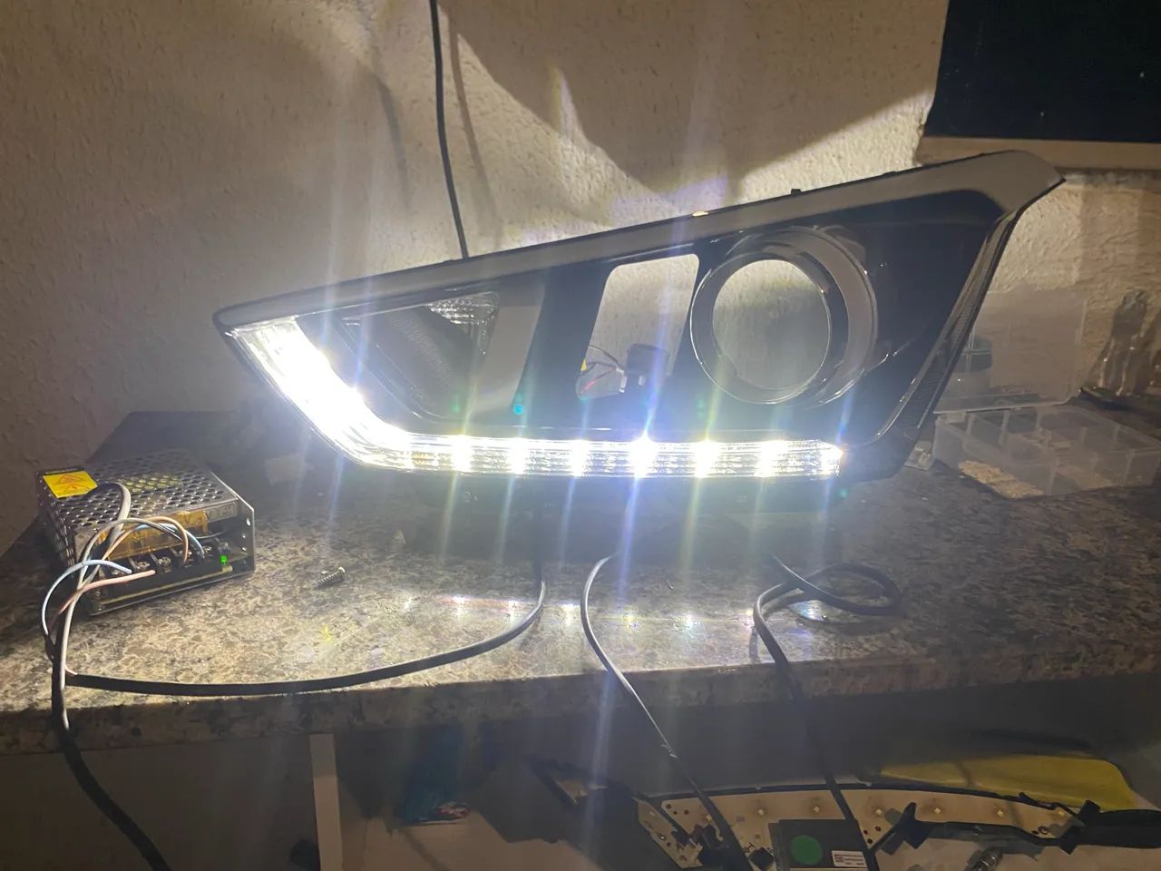 Conserto farol Led