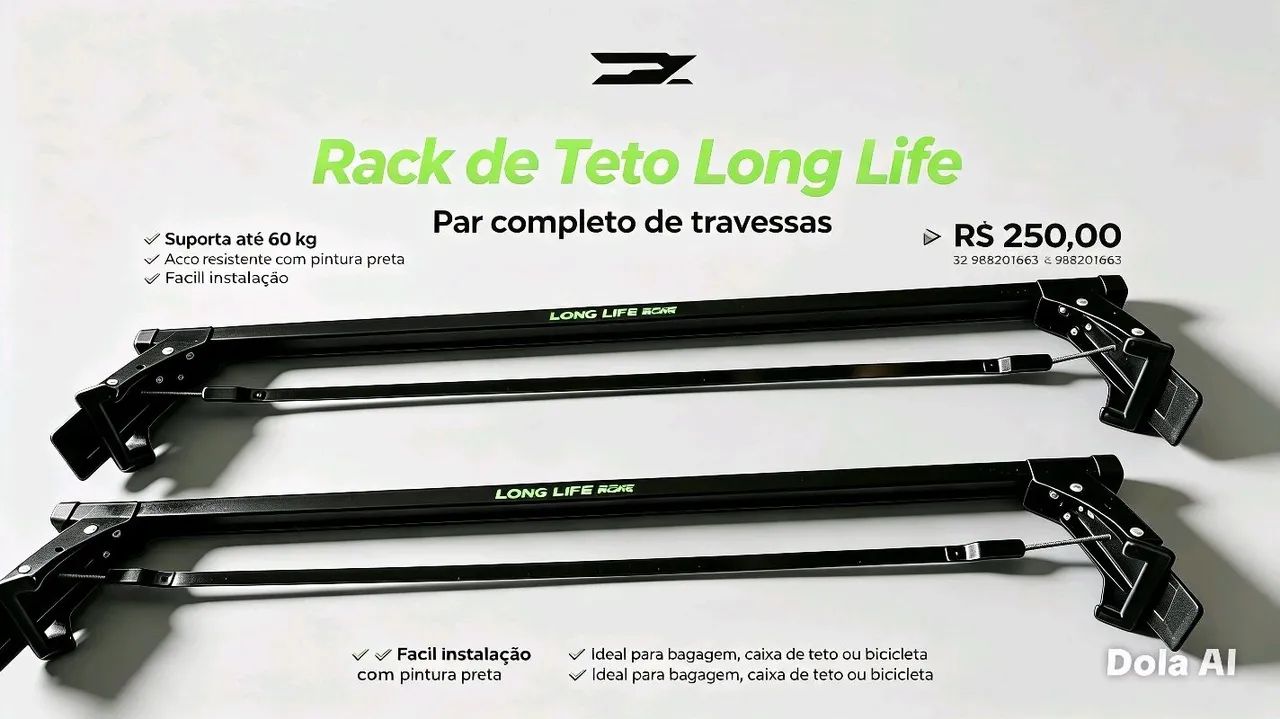 Rack para teto de carro 