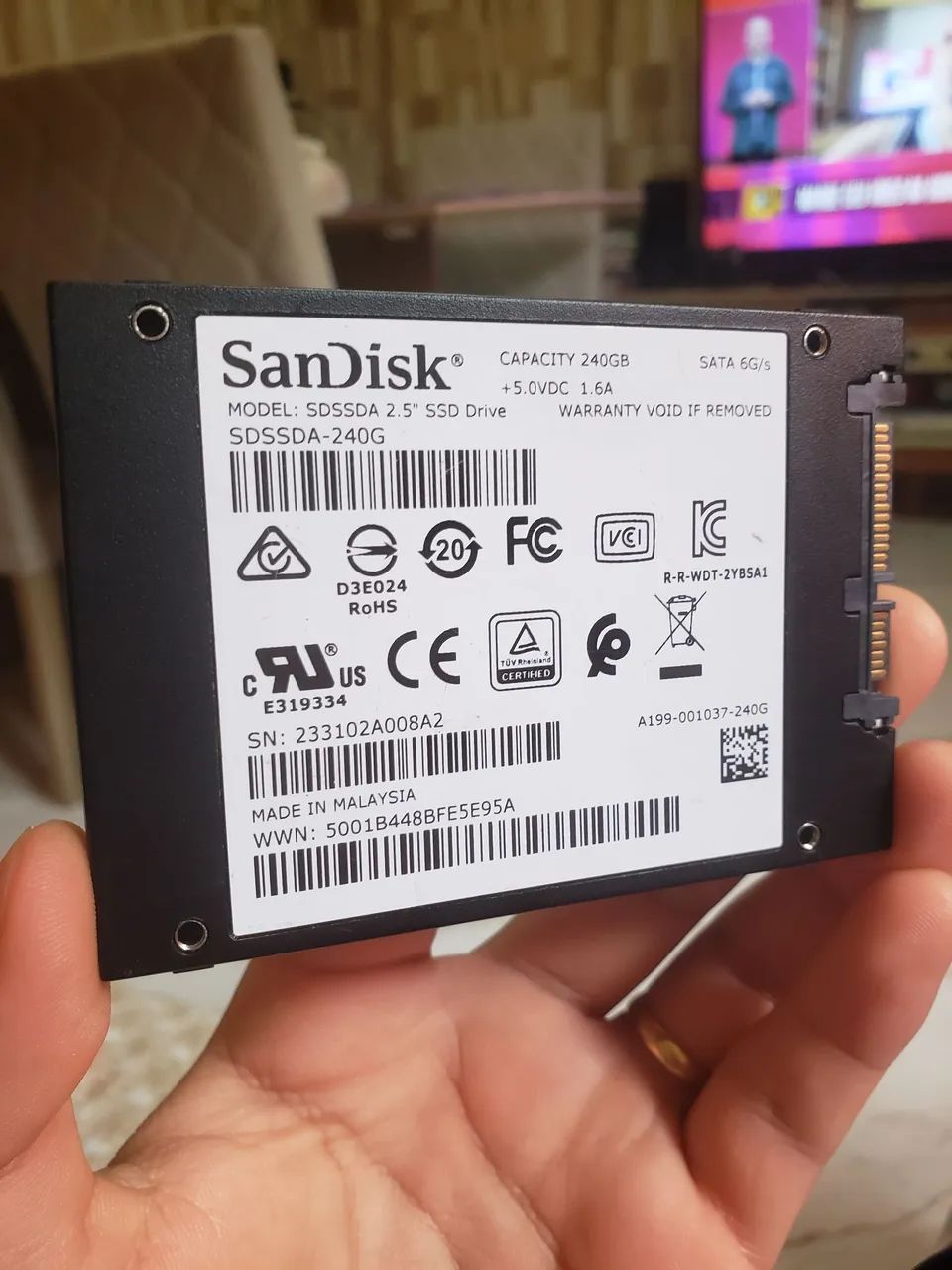SSD SanDisk 240GB - 120 Horas - Foto 2