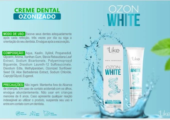 Pasta Dental Ozonizado Ozon White  - Foto 5
