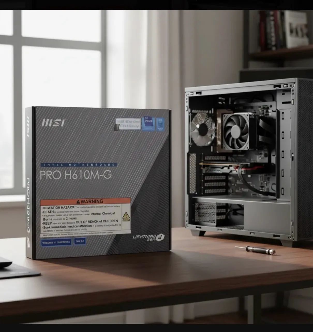 Placa Mãe Msi Pro H610m-g Socket 1700 Ddr5