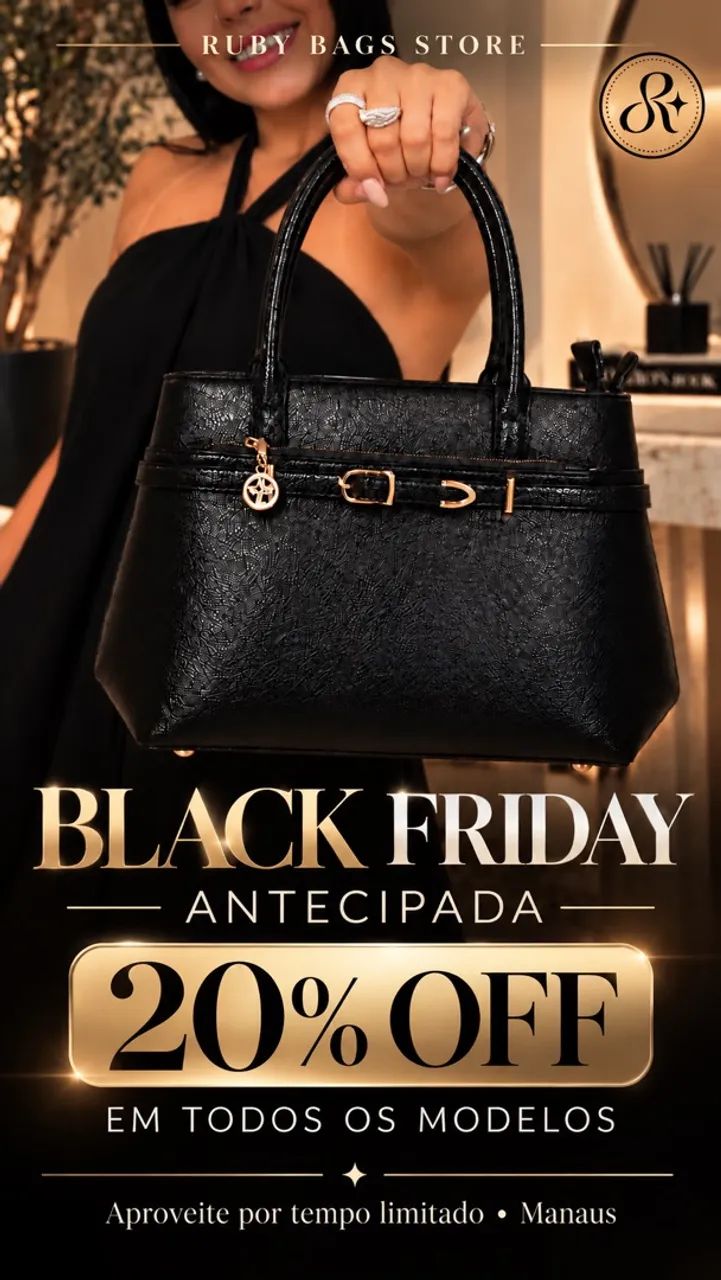 BLACK FRIDAY ANTECIPADA ? BOLSAS COM 20% OFF