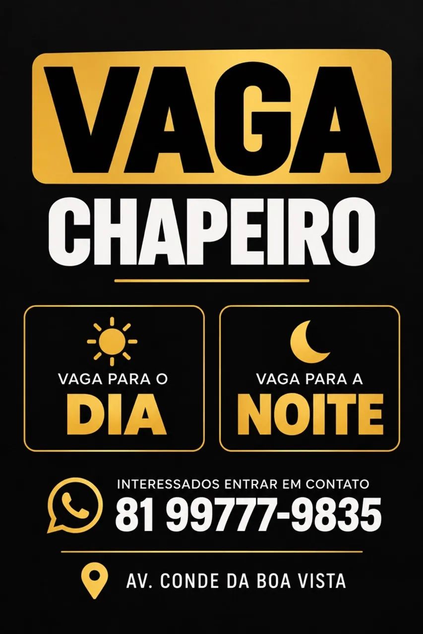 EMPREGO CHAPEIRO
