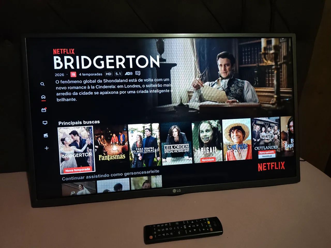 TV 32"LG SMART Led Wi-fi ENTREGO Goiânia Anápolis e Região Parcelo 12x - Foto 2